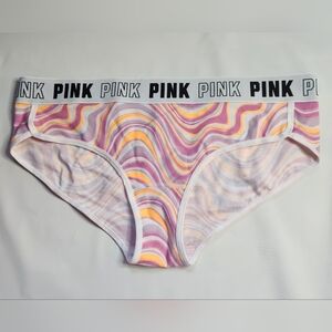 Victoria's Secret PINK Cotton Stretch Thick Logo Band Hipster Panty XL NWT